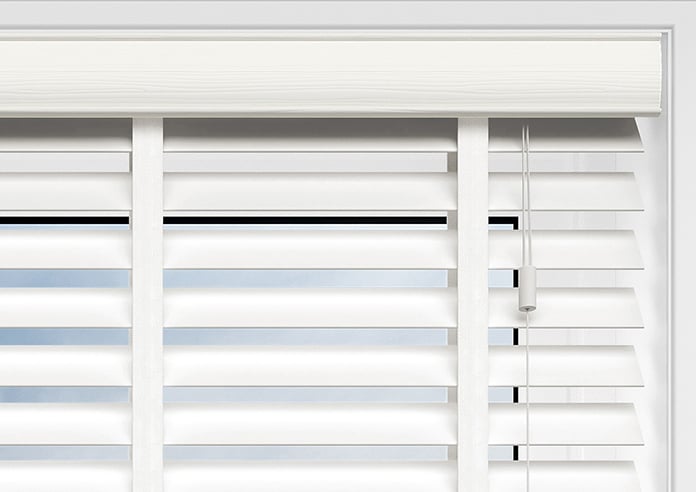 Ecowood Deluxe, Cotton White Satin - Motorised Venetian Blind - Image 8